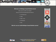 Tablet Screenshot of michigansound.com